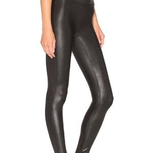 Faux leather spanx